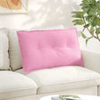 Vidaxl rugkussen roze 80 x 19 x 50 cm stof