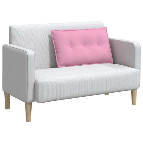 Vidaxl rugkussen roze 80 x 19 x 50 cm stof