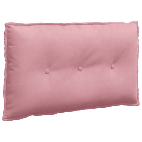 Vidaxl rugkussen roze 80 x 50 cm cordstof