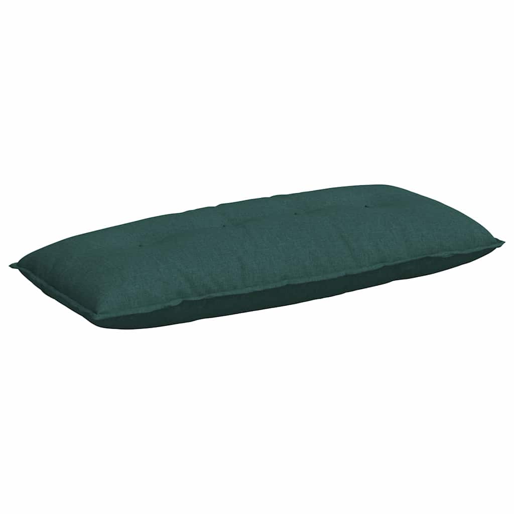 Vidaxl rugkussen donkergroen 120 x 19 x 50 cm stof