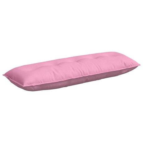 Vidaxl rugkussen roze 140 x 19 x 50 cm stof