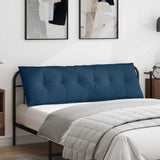 Vidaxl rugkussen blauw 160 x 19 x 50 cm stof