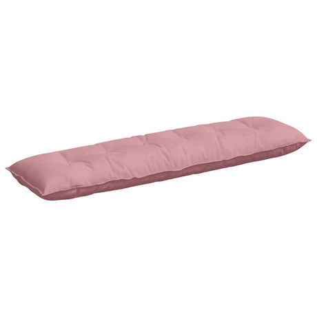 Vidaxl rugkussen roze 180 x 50 cm cordstof