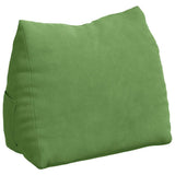 Vidaxl rugkussen lichtgroen 45 x 20 x 35 cm cordstof