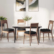 Vidaxl zitkussens 4 st microvezel stof zwart 45 x 45 cm