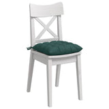Vidaxl zitkussens 4 pcs donkergroen 40 x 40 x 6 cm stof
