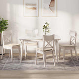 Vidaxl zitkussens 4 pcs beige 40 x 40 x 3 cm microvezel stof