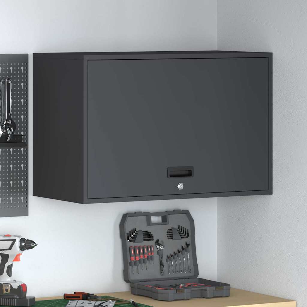 Vidaxl wandkast voor garage antraciet 80 x 40 x 53 cm