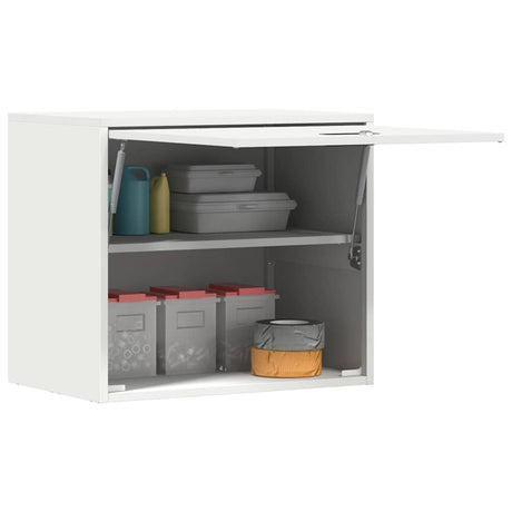 Vidaxl wandkast voor garage wit 60 x 40 x 53 cm poedercoating staal