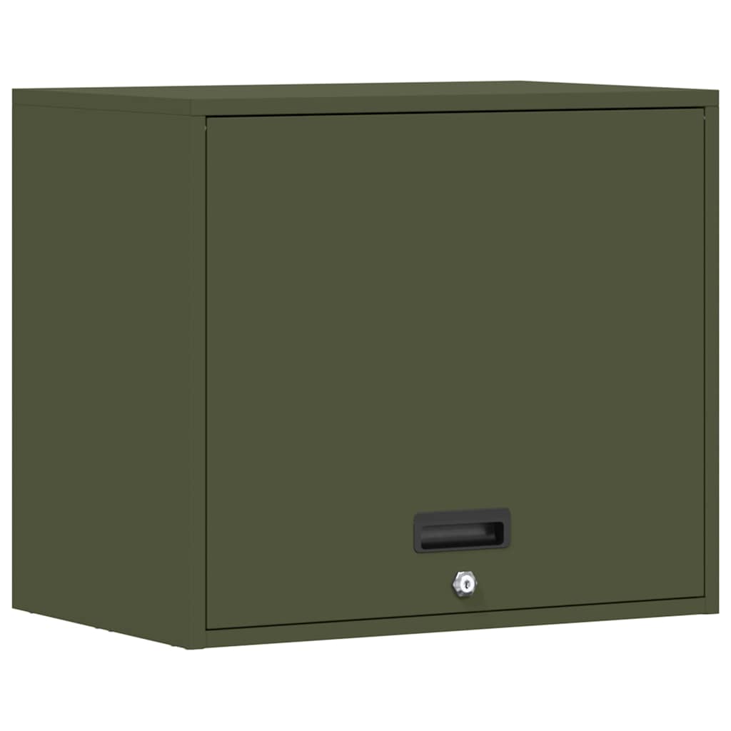Vidaxl wandkast voor garage olijfgroen 60 x 40 x 53 cm