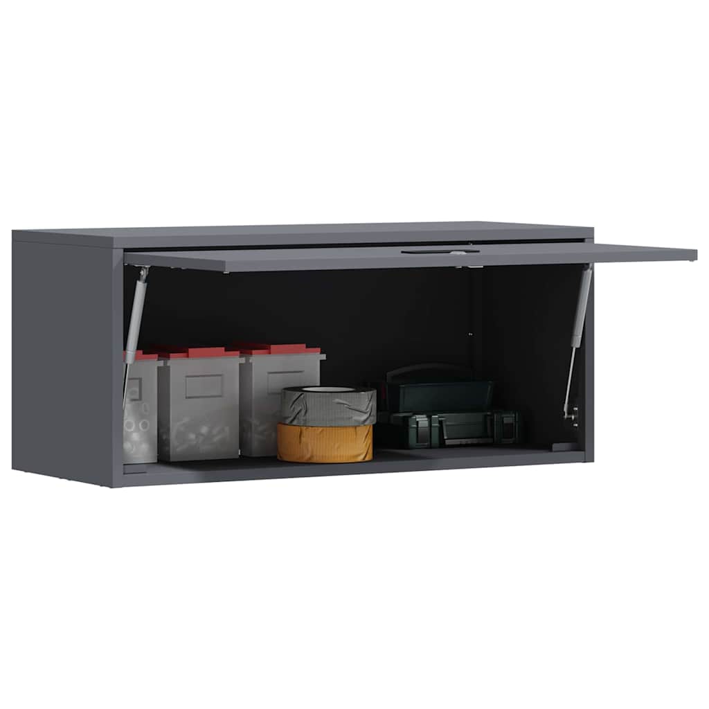 Vidaxl wandkast voor garage antraciet 80 x 33 x 35 cm
