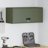 Vidaxl wandkast voor garage olijfgroen 80 x 33 x 35 cm