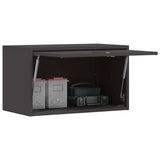 Vidaxl wandkast voor garage zwart 60 x 33 x 35 cm poedercoating staal