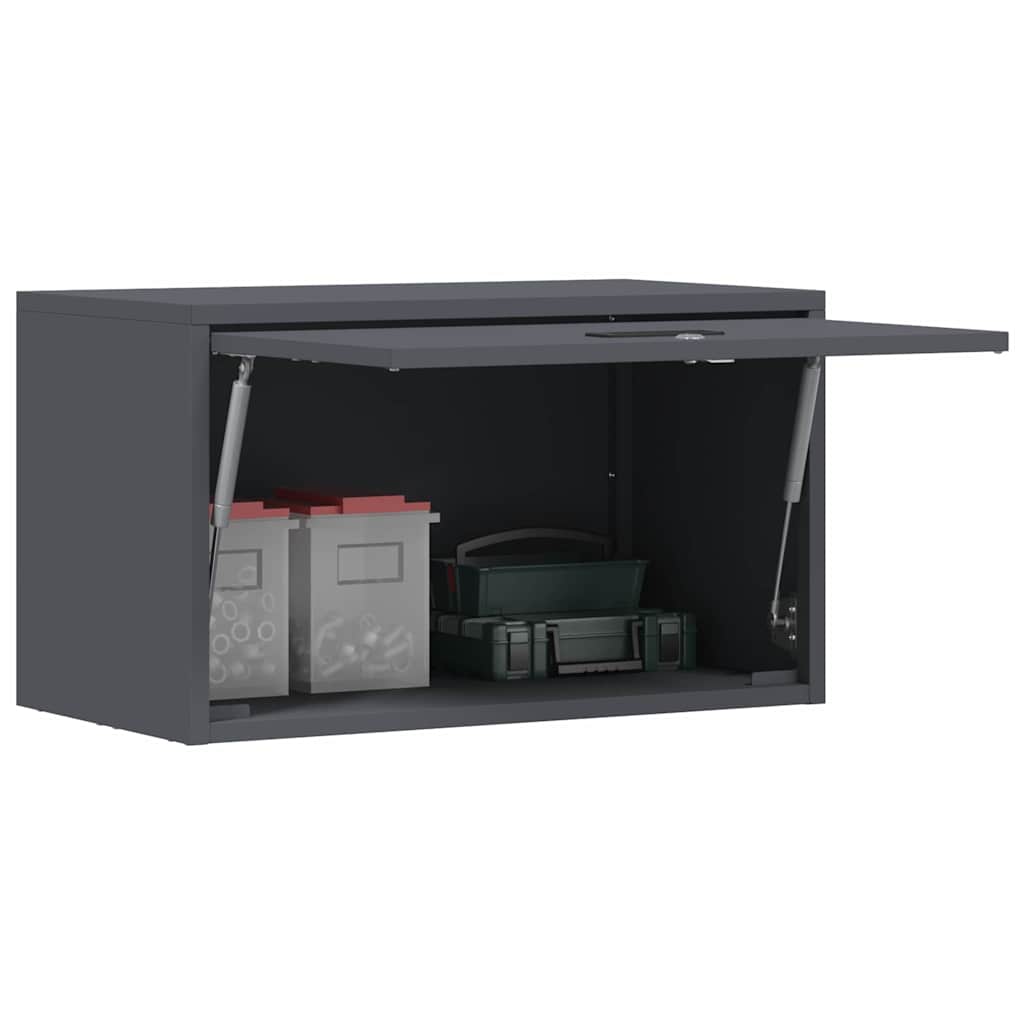 Vidaxl wandkast voor garage antraciet 60 x 33 x 35 cm