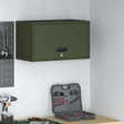 Vidaxl wandkast voor garage olijfgroen 60 x 33 x 35 cm