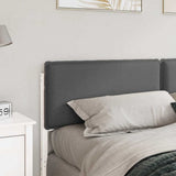 Vidaxl gestoffeerd hoofdbord met hoofdeinde wit en lichtgrijs 180 cm