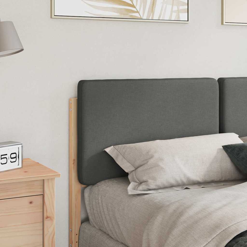Vidaxl gestoffeerd hoofdbord bruin en licht grijs 160 cm