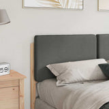 Vidaxl gestoffeerd hoofdbord bruin en licht grijs 135 cm