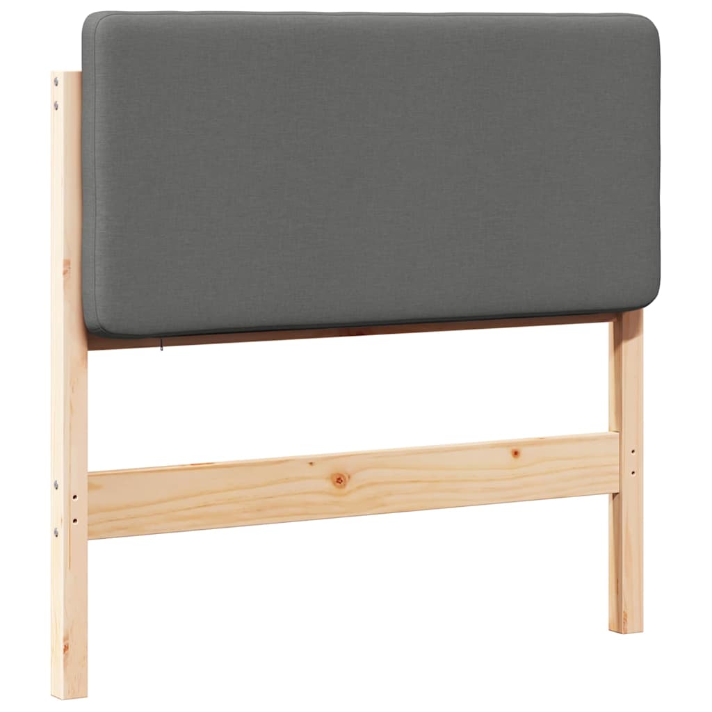 Vidaxl gestoffeerd hoofdbord bruin en licht grijs 100 cm
