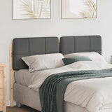 Vidaxl gestoffeerd hoofdbord bruin en licht grijs 135 cm