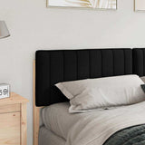 Vidaxl gestoffeerd hoofdbord bruin en zwart 180 cm massief grenenhout