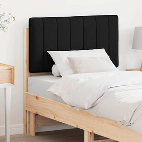 Vidaxl gestoffeerd hoofdbord bruin en zwart 75 cm massief grenenhout