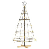 Vidaxl metalen kerstboom met standaard kuopio 125 cm staal zwart