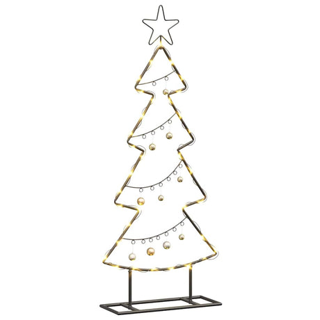 Vidaxl metalen kerstboom met standaard kuopio 90 cm staal zwart