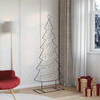 Vidaxl metalen kerstboom zwart 180 cm staal