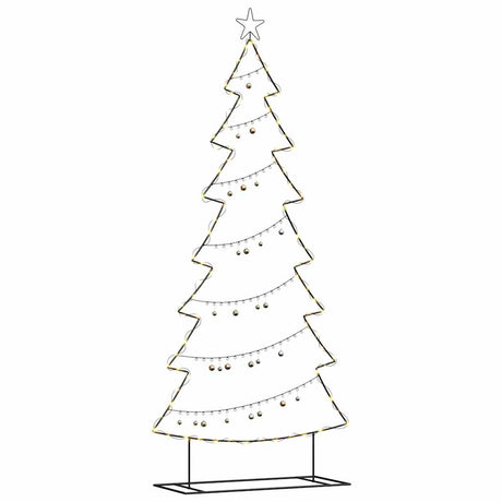 Vidaxl metalen kerstboom zwart 210 cm staal