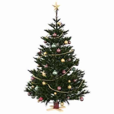 Vidaxl kerstboomstandaard rood 50 x 50 x 16 cm massief grenenhout