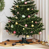 Vidaxl kerstboomstandaard 1.73 groen 50 x 50 x 15,5 cm staal