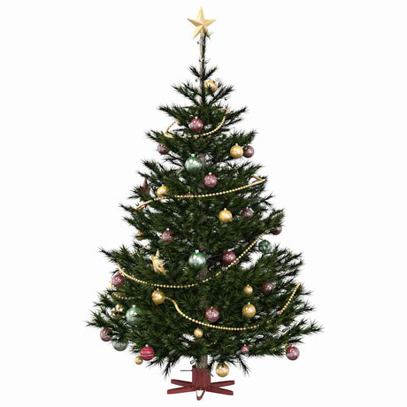 Vidaxl kerstboomstandaard rood 50 x 50 x 15,5 cm staal