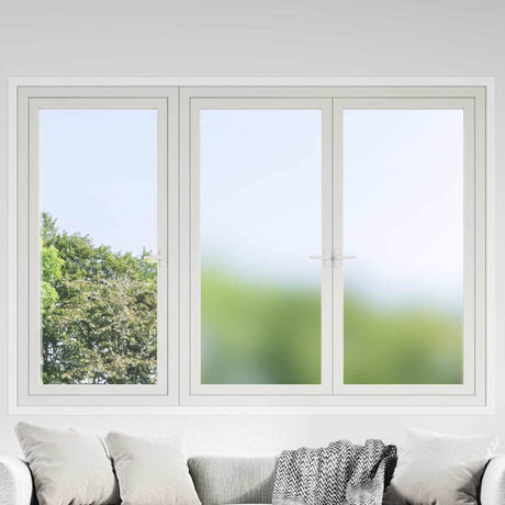 Vidaxl statisch raamfolie frosted grijs 60 x 1000 cm pvc