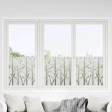 Vidaxl statische raamfolie bamboo patroon 45 x 500 cm pvc