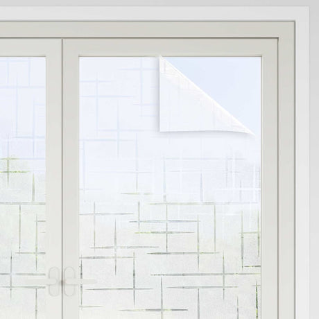 Vidaxl statische raamfolie ster patroon 45 x 500 cm pvc