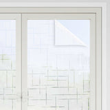 Vidaxl statische raamfolie ster patroon 90 x 500 cm pvc
