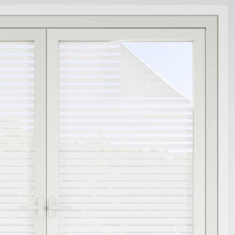 Vidaxl statische raamfolie jaloezieën patroon 90 x 500 cm pvc