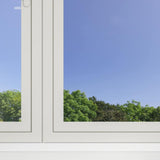 Vidaxl statisch reflecterend zonnevensterfolie zilver 90 x 1000 cm pvc