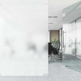 Vidaxl zelfklevende raamfolie gesatineerde strepen 90 x 500 cm pvc