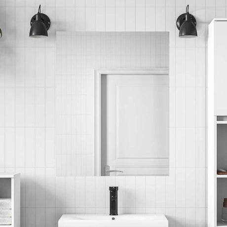 Vidaxl zelfklevende spiegelfolie 45 x 150 cm 2 st zilver pet