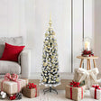 Vidaxl kunstkerstboom groen 120 cm pvc en staal en kunststof