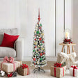 Vidaxl kunstkerstboom groen 120 cm pvc en staal en kunststof