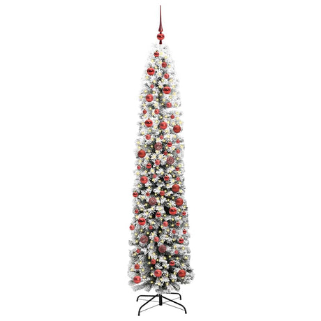 Vidaxl kunstkerstboom groen 180 cm pvc en staal en kunststof