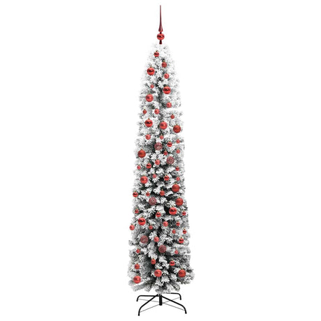 Vidaxl kunstkerstboom groen 180 cm pvc en staal en kunststof