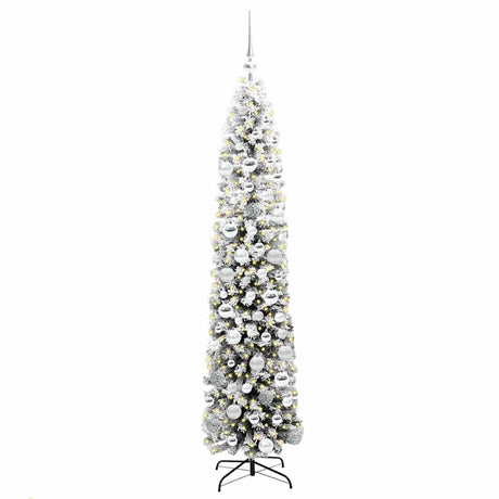 Vidaxl kunstkerstboom groen 180 cm pvc en staal en kunststof