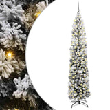 Vidaxl kunstkerstboom groen 210 cm pvc en staal en kunststof