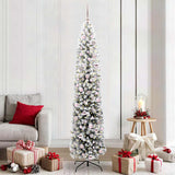 Vidaxl kunstkerstboom groen 210 cm pvc en staal en kunststof