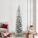 Vidaxl kunstkerstboom groen 240 cm pvc en staal en kunststof