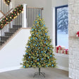 Vidaxl kunstmatige scharnier kerstboom met cones groen 240 cm